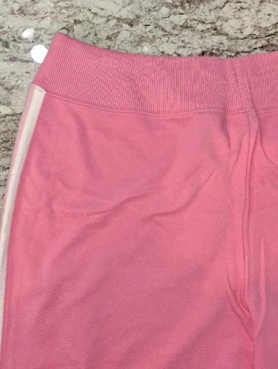 Vintage New York & Company Pink Capri Joggers with Pink And White Side Stripes - Picture 6 of 12